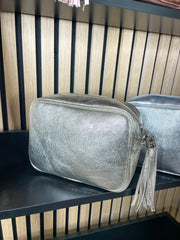 Metallic Leather Camera Bag - 6 Colours