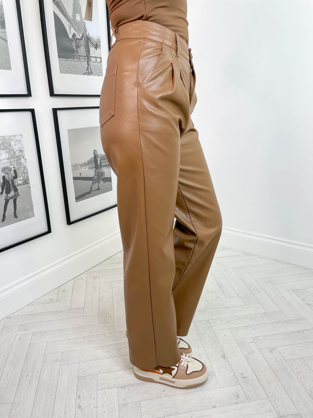 Rita PU Leather Trousers - 2 Colours