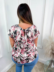 Curve Pauline Abstract Top - 3 Colours