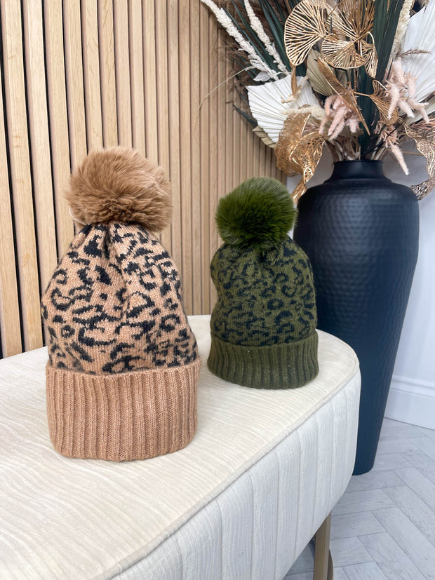 Leo Bobble Hat - 2 Colours