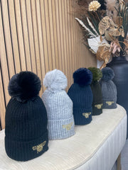 Bee Bobble Hat - 5 Colours