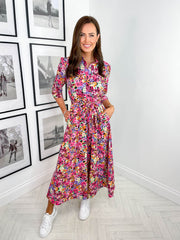 Serena Dress - Multi Floral