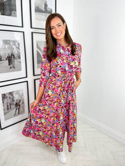 Serena Dress - Multi Floral