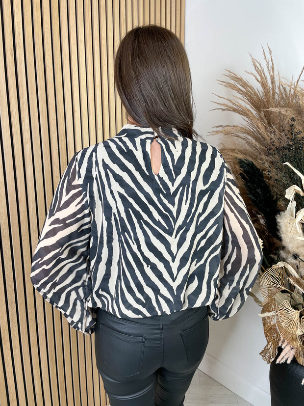 Bobbi Blouse - Zebra