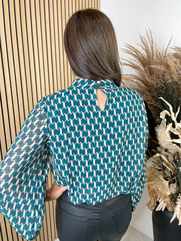 Bobbi Zig Zag Blouse - 2 Colours