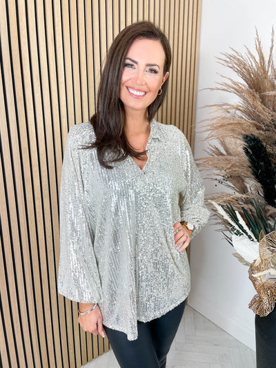 Lorrell Sequin Top - 4 Colours