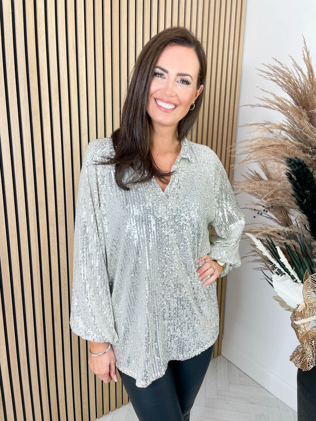 Lorrell Sequin Top - 4 Colours