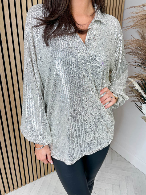 Lorrell Sequin Top - 4 Colours