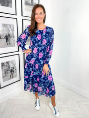 Lizzy Dress - Purple Floral