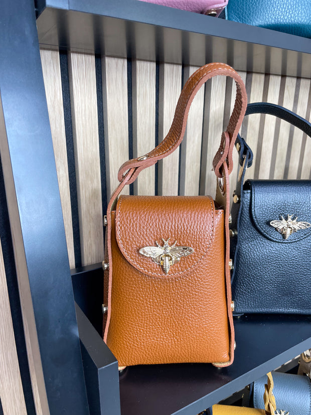 Leather Mini Bee Bag - 12 Colours