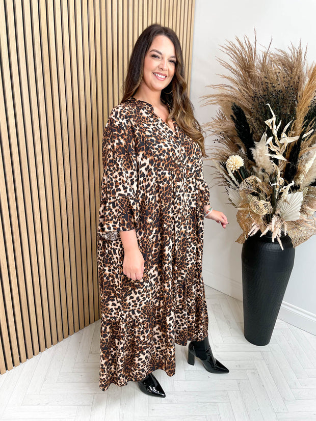 CURVE Xena Dress - Cheetah