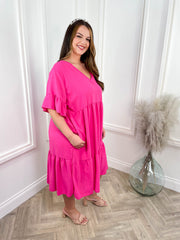 Curve Goldie Dress - 4 Colours