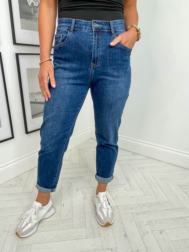 Mica Mom Jean - Denim