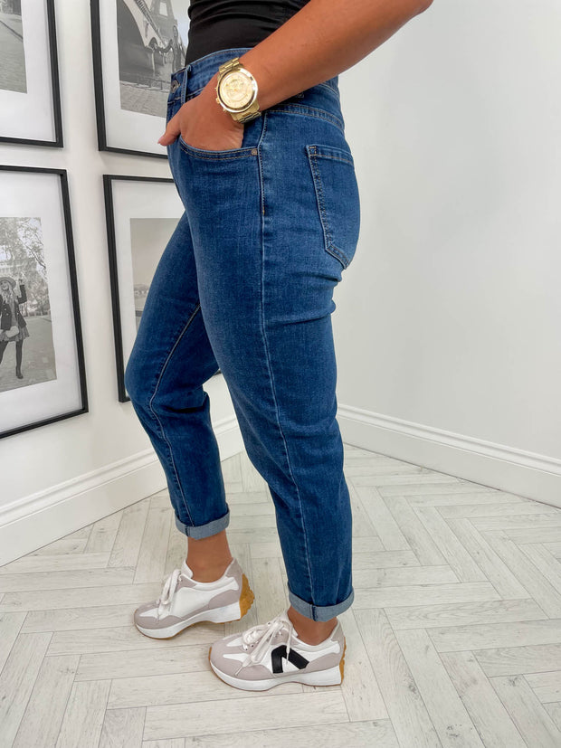 Mica Mom Jean - Denim