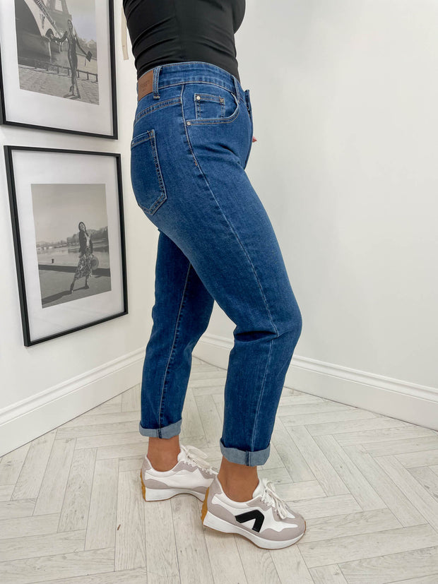 Mica Mom Jean - Denim