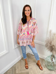 Aztec Kimono Top - 4 Colours