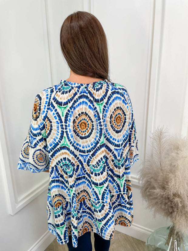 Aztec Kimono Top - 4 Colours