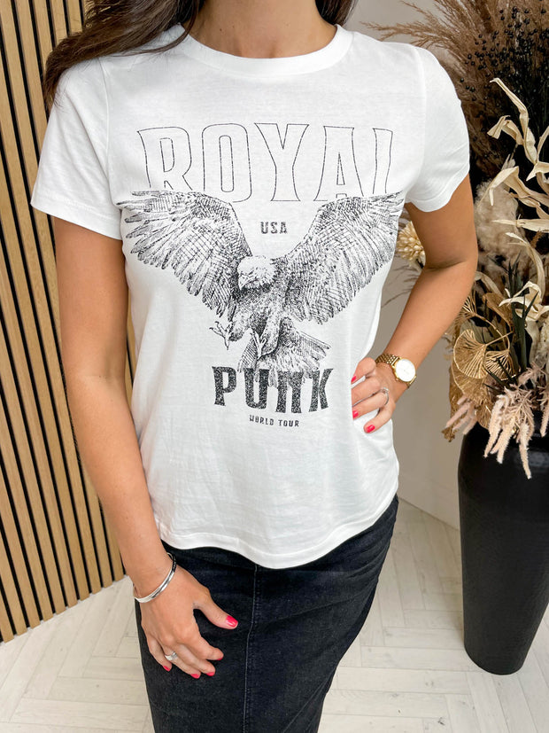 Royal Slogan Tee